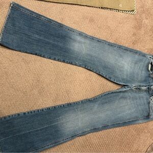 7 For All Mankind Blue Boot Cut Jeans